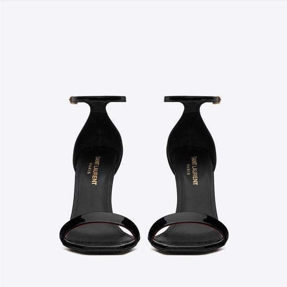 Saint Laurent AMBER SANDALS IN PATENT LEATHER - Picture 2 of 6